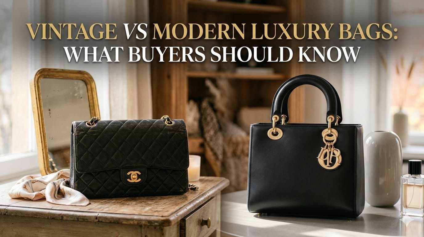 Vintage vs Modern Luxury Bags: What Buyers Should Know