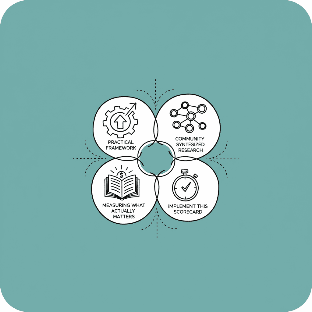 The Community Health Scorecard: Measuring What Actually Matters
